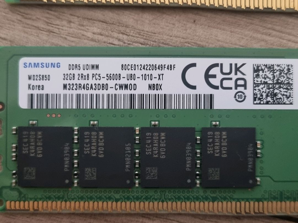삼성 DDR5 32GB 메모리 2장--1