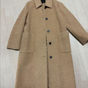 마쥬 maje 울 알파카 부클레 코트