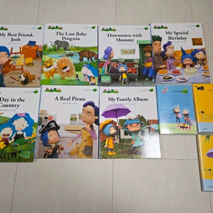 교원 파랑콩 세알 영어 그림책 세트 7권 +CD,DVD