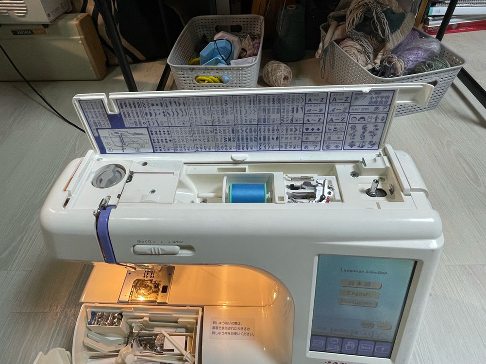자노메(janome) secio 9500 자수미싱--9
