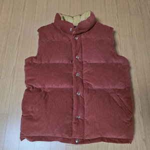 크레센트 다운웍스 이탈리안 베스트 조끼 코듀로이 러스트 m 사이즈
