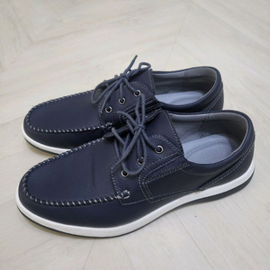 [거의 새상품] 슈펜 남성 스티치 레더 슈즈 270