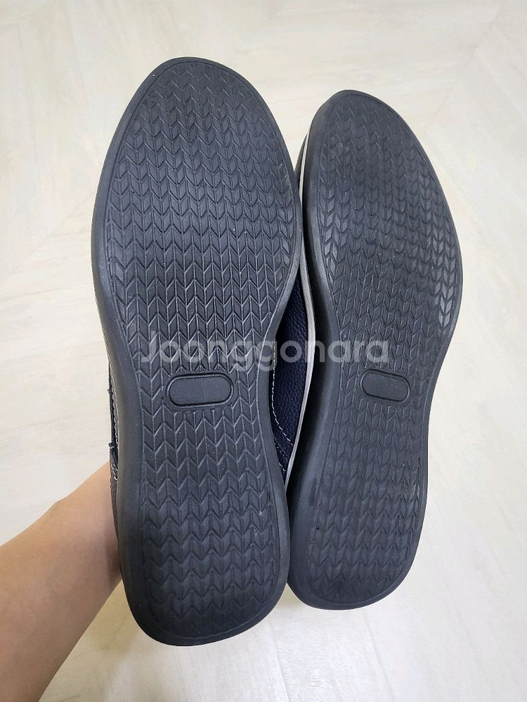 [거의 새상품] 슈펜 남성 스티치 레더 슈즈 270--1