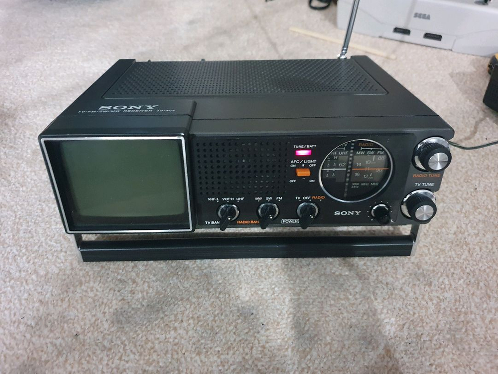 소니 TV401 레트로 라디오TV--3