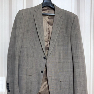 무신사 체크 블레이저