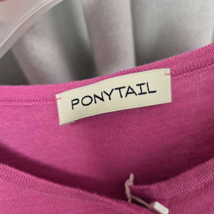 포니테일 가디건--3