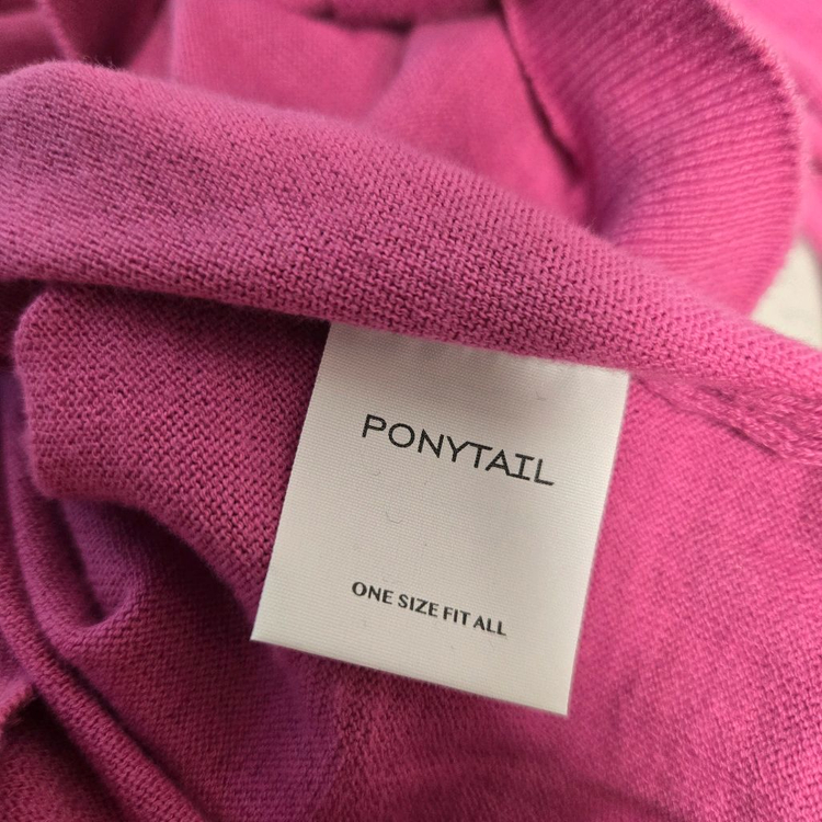 포니테일 가디건--4