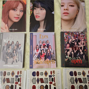 일괄)사전예약포카+트와이스 Eyes Wide Open 앨범 세트 이미지