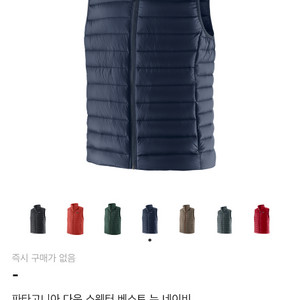 파타고니아 패딩 조끼 M 사이즈