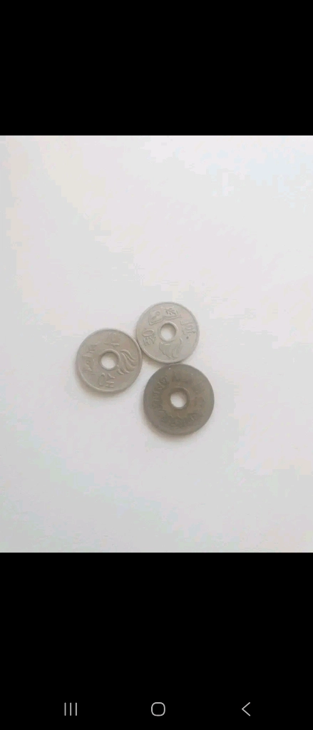 1원5원50환100환 동전 이미지