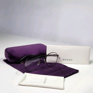 구찌 명품 메탈 라운드 안경테 [새상품&정품]