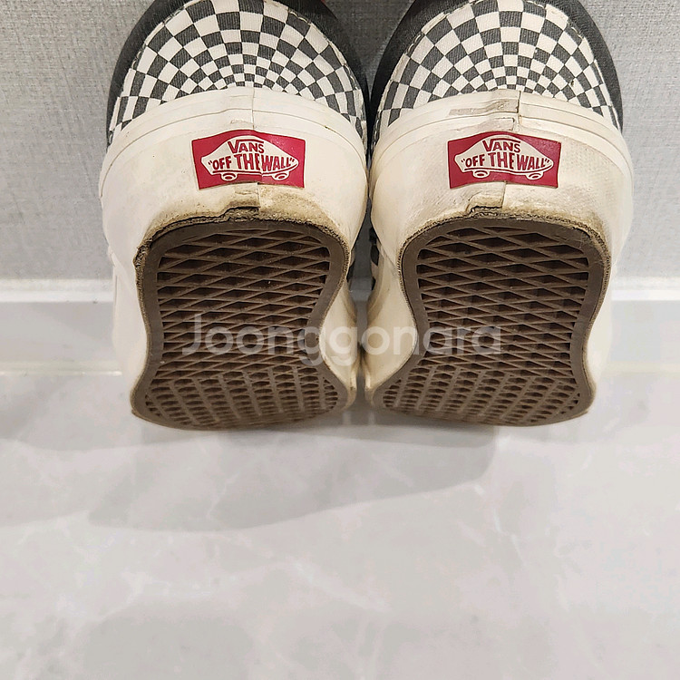 반스 슬립온 245사이즈 래디얼 체커보드/ 거의 새거--4