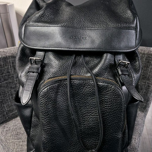 코치 헨리 페블 가죽 백팩
