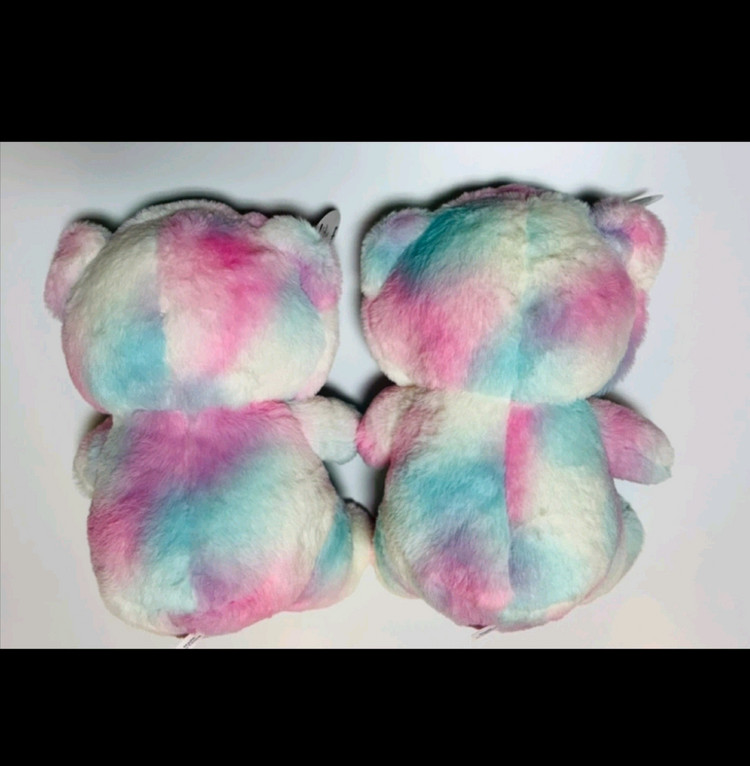 무지개 베어 코스튬 아기곰 인형(33cm) 이미지