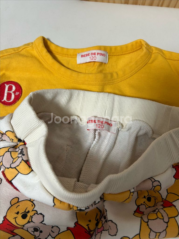 베베드피노 디즈니 푸 푸우 바지 120 택포--1