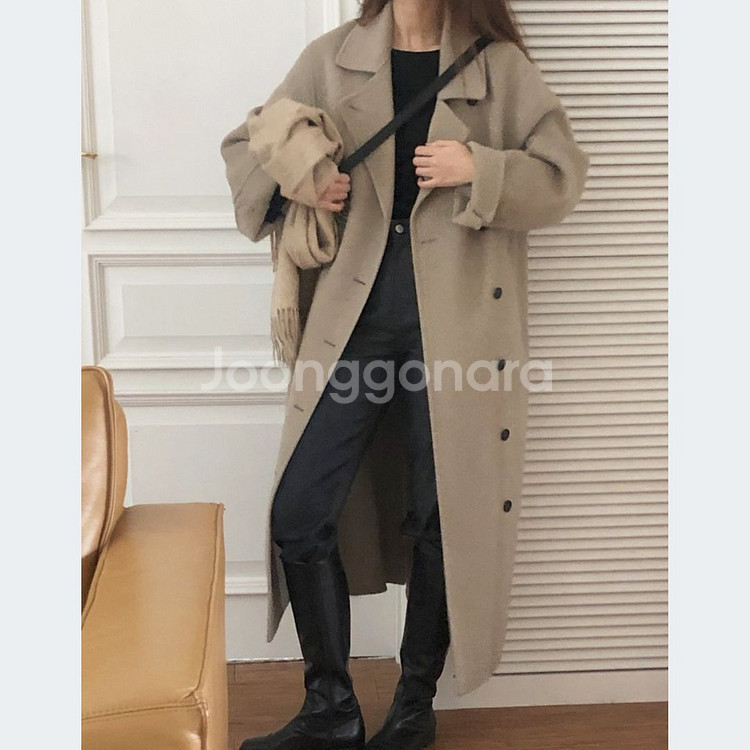 아카이브제이투유(ARCHIVE JTOU) 얼반 더블코트 프리사이즈 새상품--1