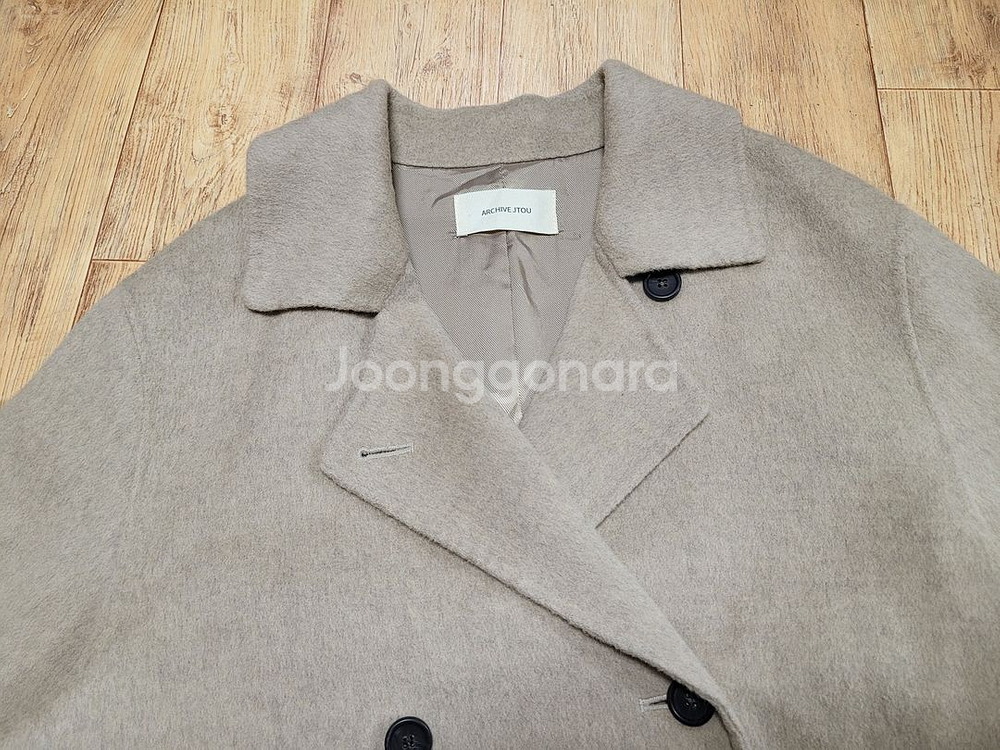 아카이브제이투유(ARCHIVE JTOU) 얼반 더블코트 프리사이즈 새상품--5