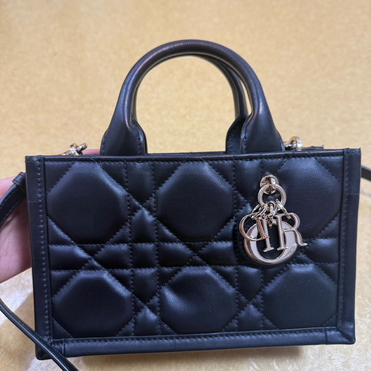 디올 북토트 미니 레더 블랙 판매! 이미지