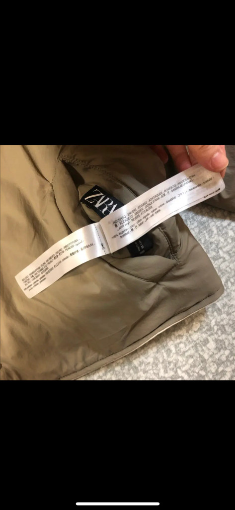 자라 ZARA 리버시블 양면 점퍼 자켓 패딩 간절기 벌룬 볼륨 타임마인 이미지