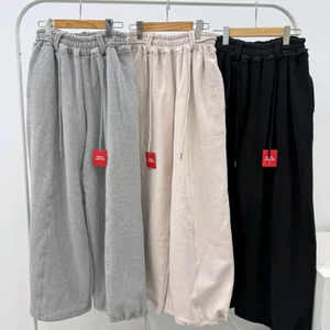 양기모 와이드 팬츠 (그레이)