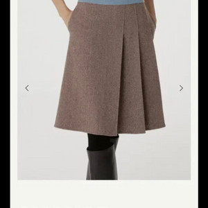 시에 케이트 울 핀턱 스커트 S (플리츠스커트)