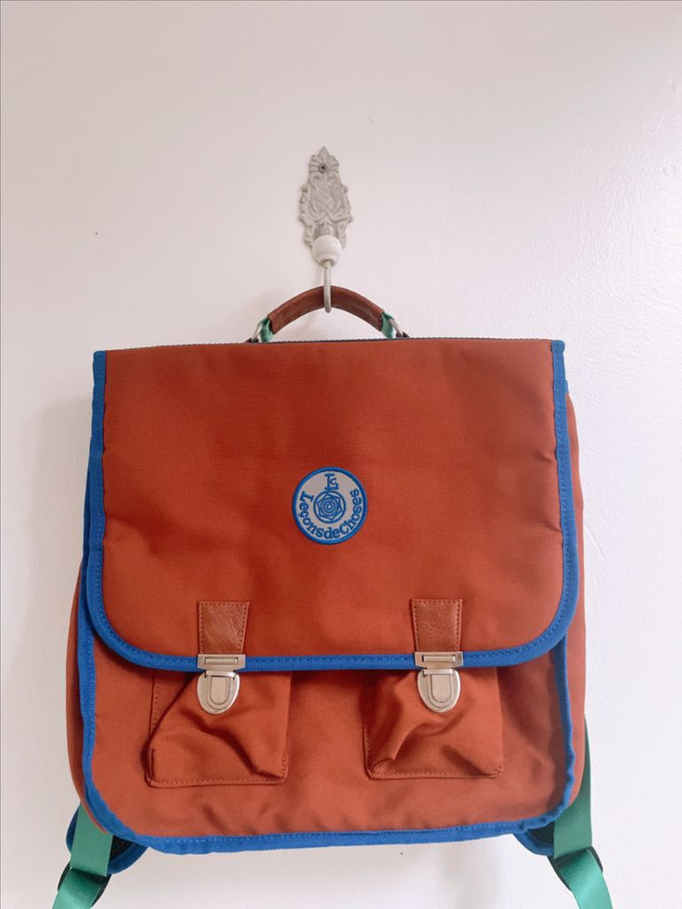 키즈 르쏭데쇼즈 브라운 책가방--1