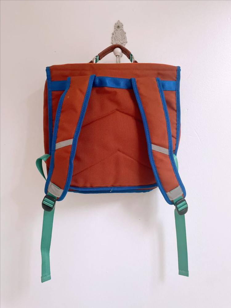 키즈 르쏭데쇼즈 브라운 책가방--2