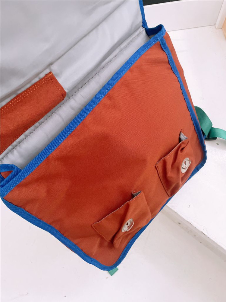 키즈 르쏭데쇼즈 브라운 책가방--4