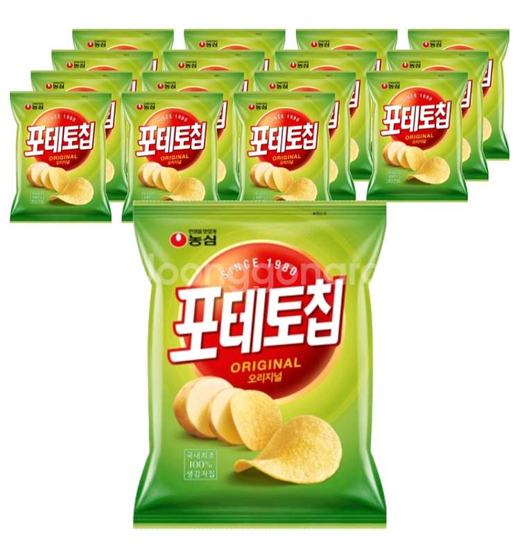포테토칩 과자간식 16개--1