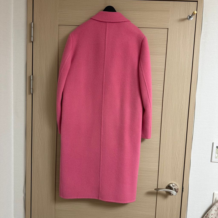 럭키슈에뜨 럭키슈에트 럭키걸 장윤주 콜라보 핑크 코트 36사이즈 / 새상품--6