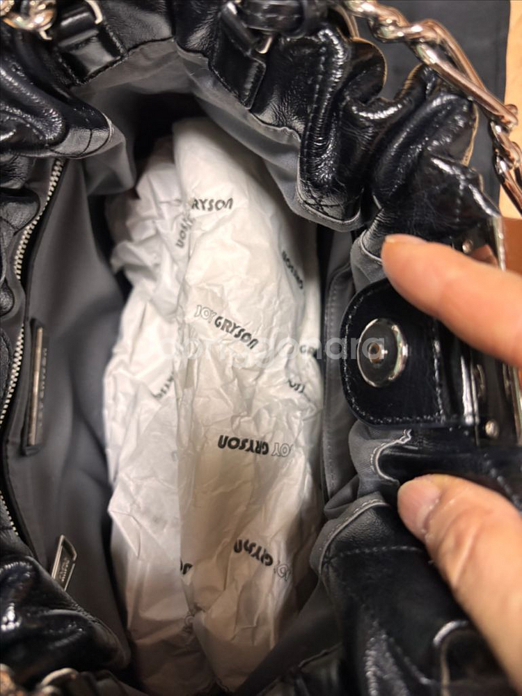 조이그라이슨 글램 숄더백 라지 은장체인--2