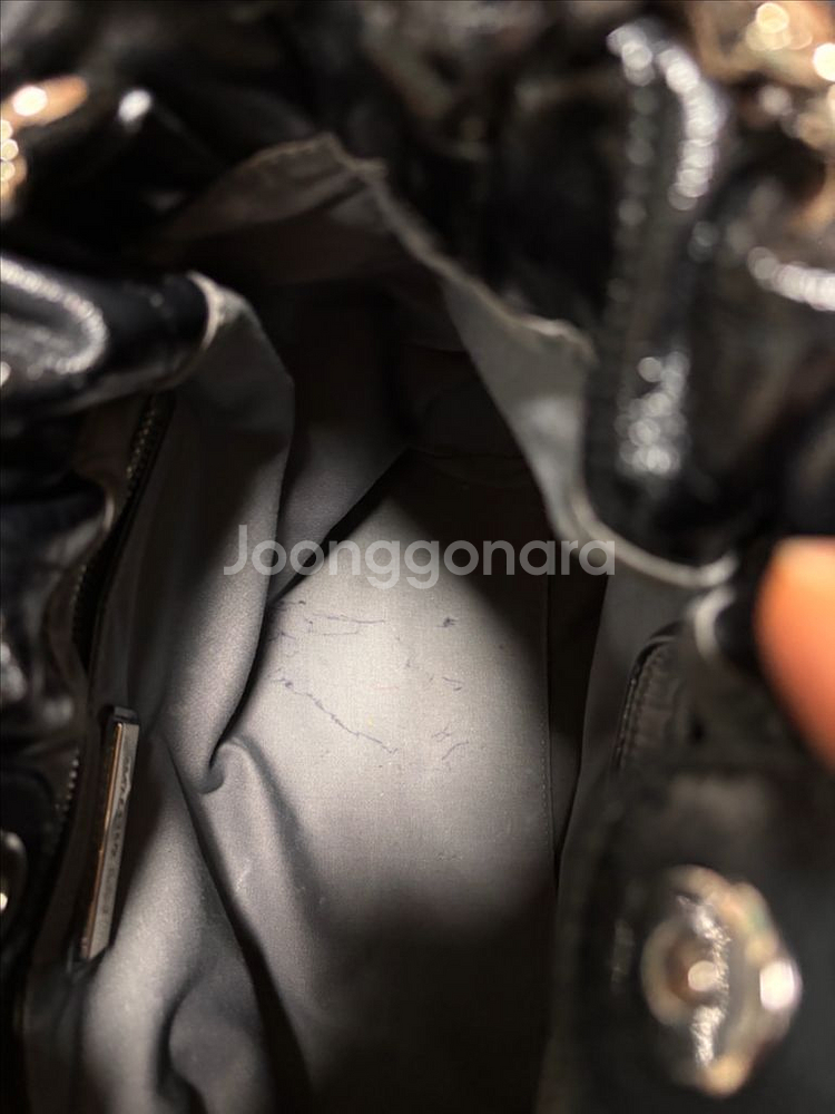 조이그라이슨 글램 숄더백 라지 은장체인--3