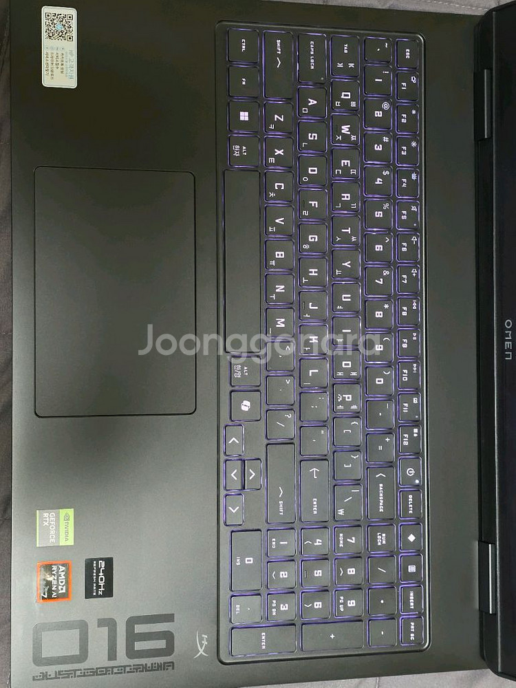 HP 오멘 16 게이밍 AMD Ryzen AI 7 350 RTX5060 게이밍 노트북--5