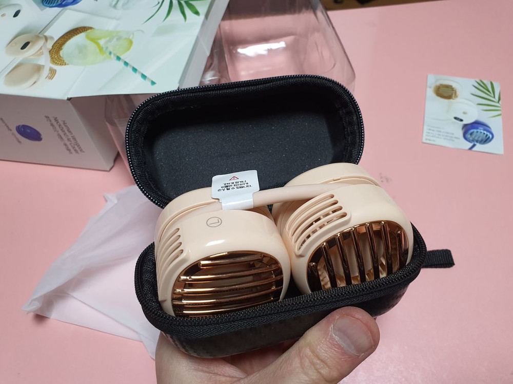 휴먼베리굿 목걸이 선풍기 (미사용) 이미지