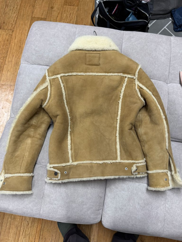 리바이스 리얼 무스탕 양가죽 양털 무톤자켓 M 100 이미지