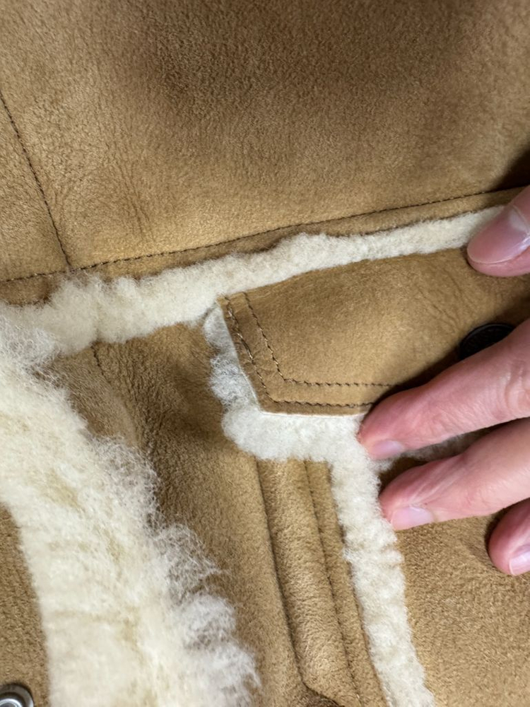 리바이스 리얼 무스탕 양가죽 양털 무톤자켓 M 100 이미지