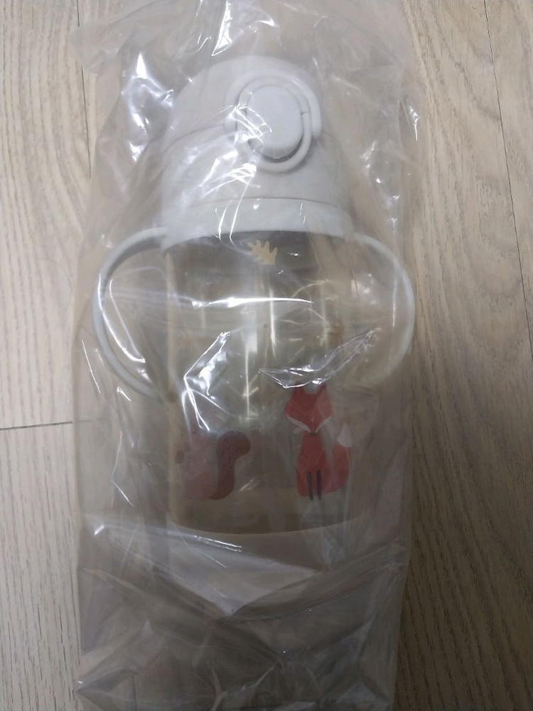 (새상품)해피랜드 우주복+ (새상품)모던하우스물병 = 2만원착불 이미지