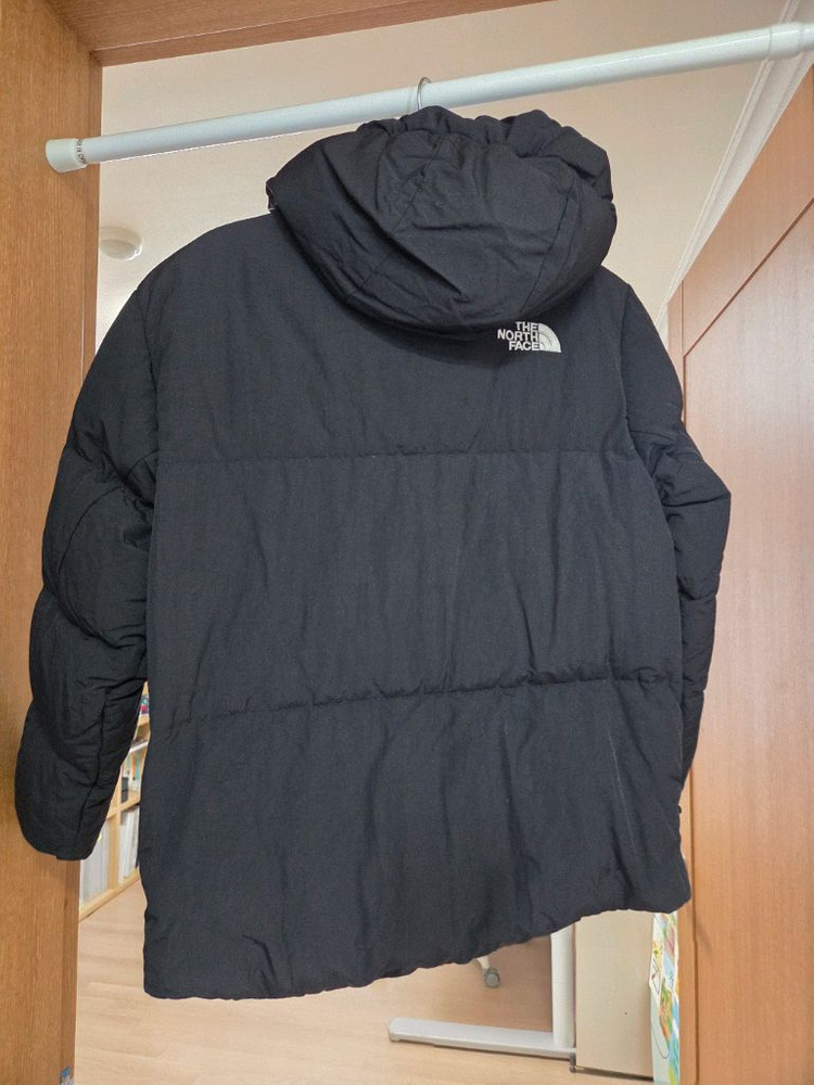 노스페이스 키즈 패딩 150 블랙--2