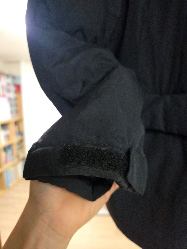 노스페이스 키즈 패딩 150 블랙--6