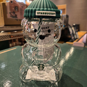 스타벅스 베어리스타 글라스 콜드컵 591ml(새제품)