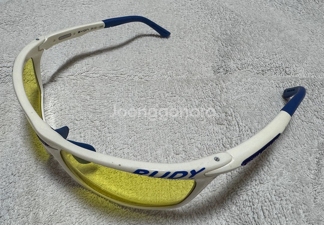 루디 프로젝트 자이온 선글라스 rudy project zyon 옐로우 렌즈, 화이트 프레임--2