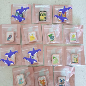 이삭토스트 포켓몬뱃지 1차 10종 판매-1만~2만씩 이미지