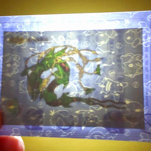 포켓몬 메가레쿠쟈띠부씰 미개봉 판매 이미지