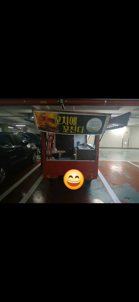 닭꼬치 타코야끼 염통 푸드트럭 임대 판매 이미지