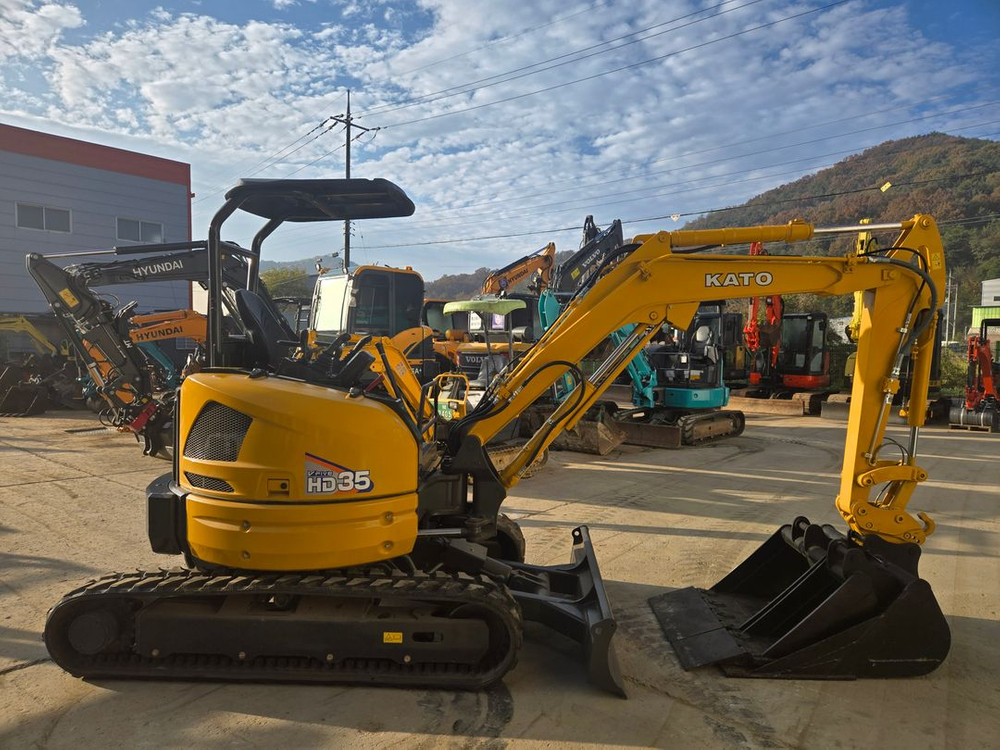 중고미니굴삭기 가토 HD35 2023년 8시간 중고굴삭기매매 중고포크레인--5