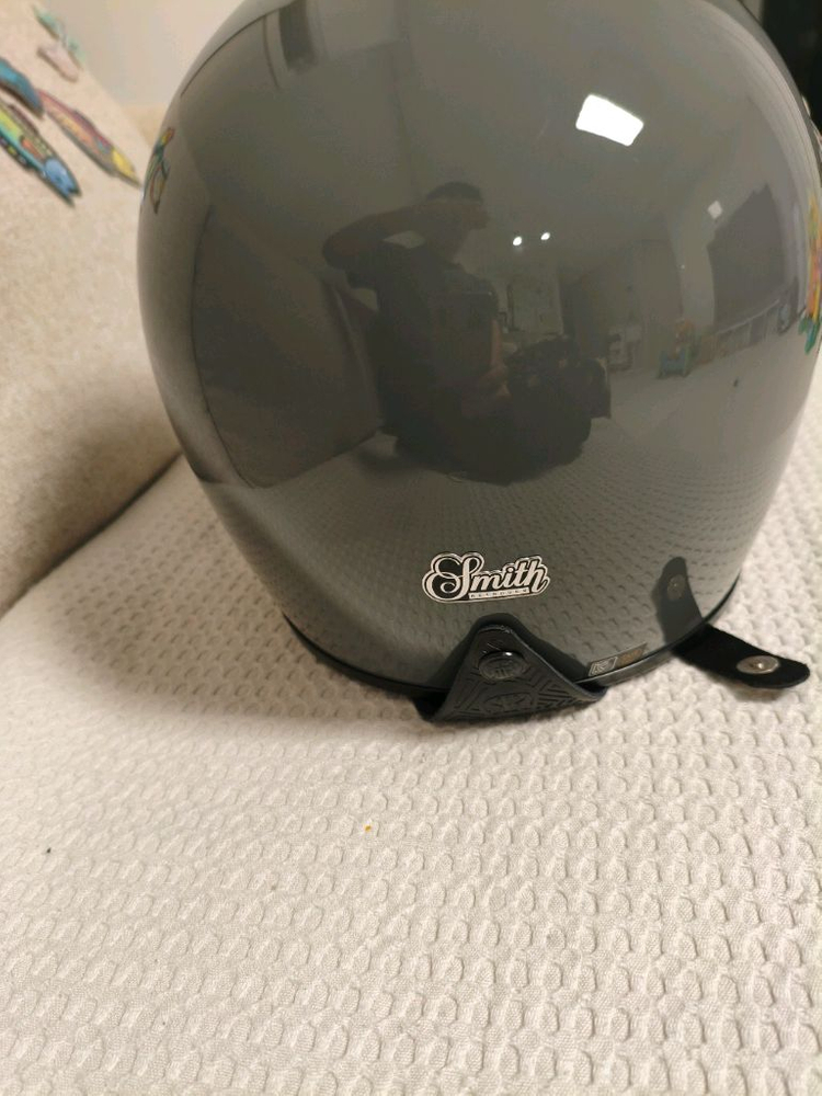 레트로버 스미스 신형 풀페이스 헬멧M 그레이 이미지