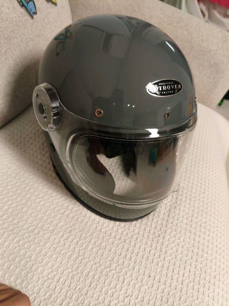 레트로버 스미스 신형 풀페이스 헬멧M 그레이 이미지