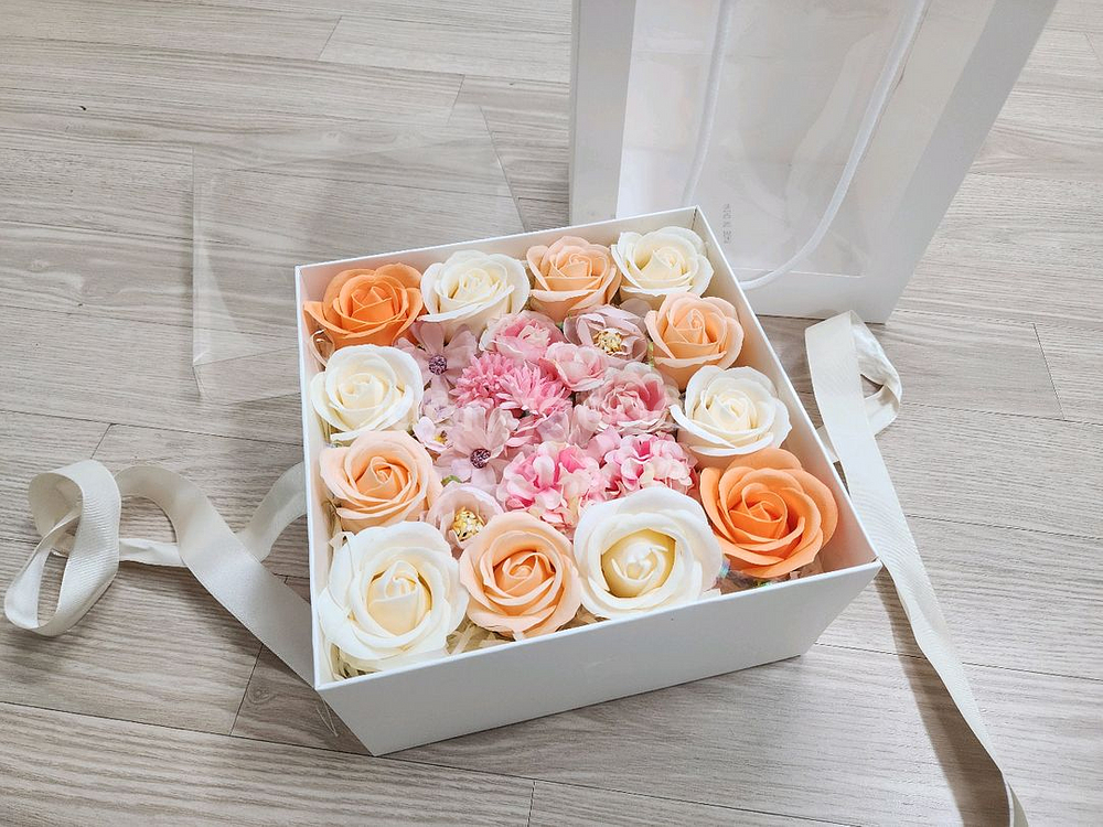 비누꽃상자 용돈박스 선물박스 플라워박스 이벤트 프로포즈용품--2
