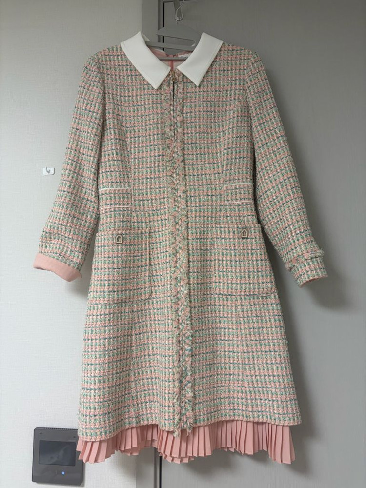잇미샤 트위드 원피스 55--1