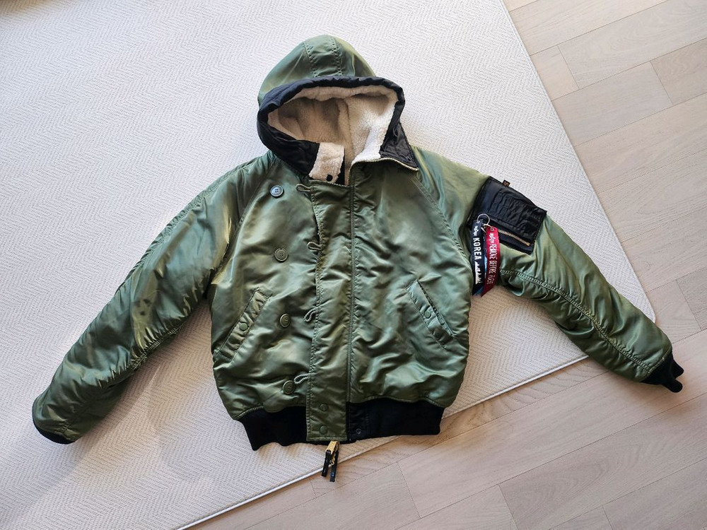 한정판 헬리녹스 알파인더스트리 MA-1 자켓 M--3